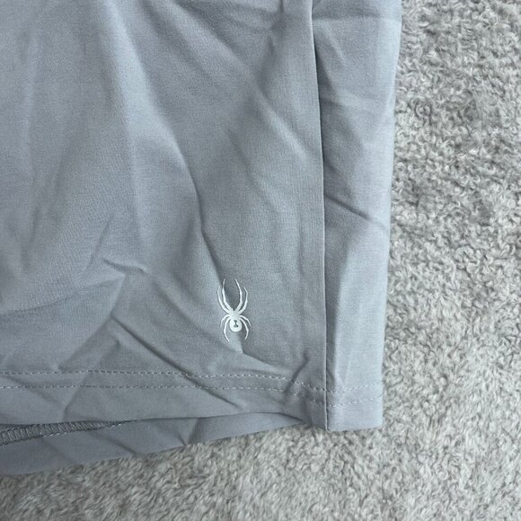 NEW Spyder Active Men's XXL Light Gray Athletic Shorts 90% Polyester 10% Spandex - Picture 7 of 9